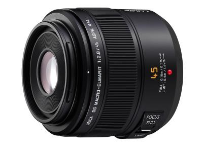 Panasonic LEICA DG MACRO-ELMARIT 45mm Interchangeable Lens - Black